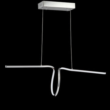 Ali 34.5" Dimmable Adjustable Integrated LED Metal Linear Pendant - JONATHAN Y